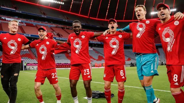 世界杯app下载-4个冠军+3场雪战+1场闹剧,拜仁9连冠赛季五味杂陈